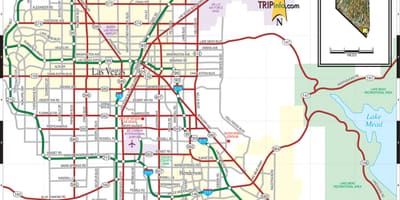 Las Vegas, Nevada xəritə
